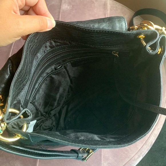 Michael Kors Leather Leopard Handbag - Picture 4 of 6